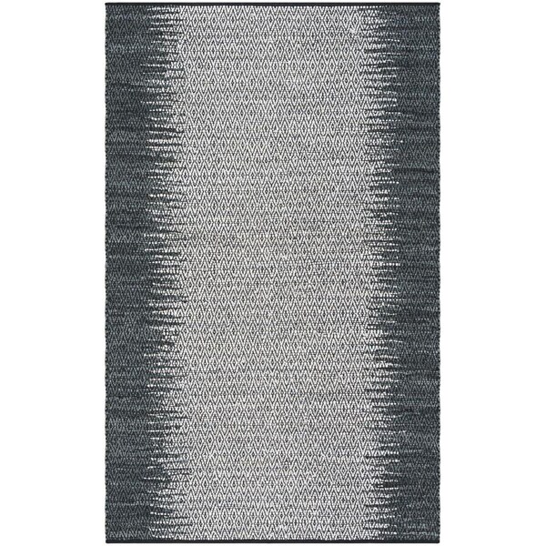 Safavieh Vintage Leather Hand Woven Small Rectangular Area Rug Grey & Cream - 3 x 5 ft. VTL101A-3 - main